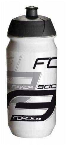 Láhev na pití Force SAVIOR 0,5 l, bílo-šedo-černá