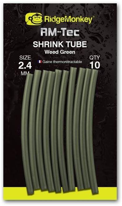 RidgeMonkey Smršťovací hadička Connexion Shrink Tube 2,4mm Weed Green 10ks