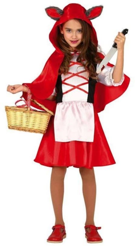 Kostým Dětský kostým - červená karkulka - halloween ( 5 -6 let )