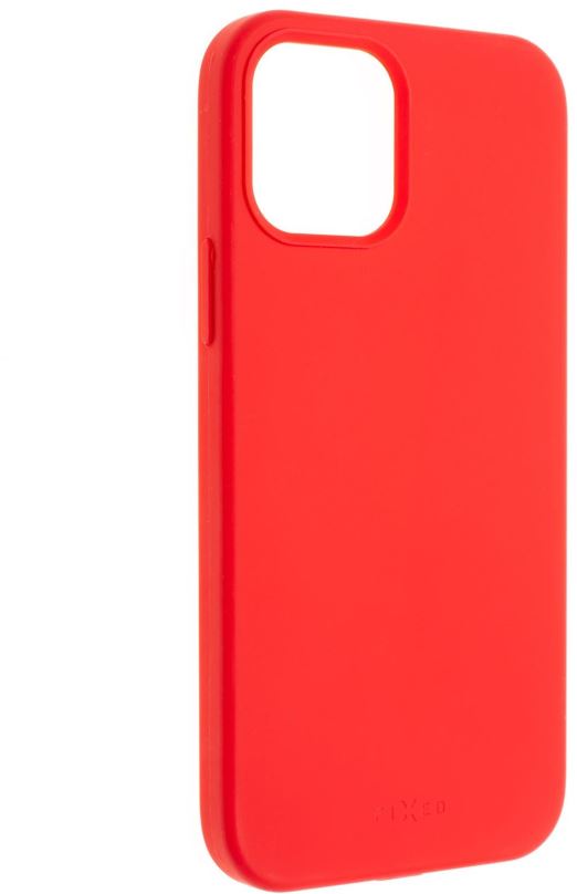 Kryt na mobil FIXED Flow Liquid Silicon case pro Apple iPhone 12/12 Pro červený