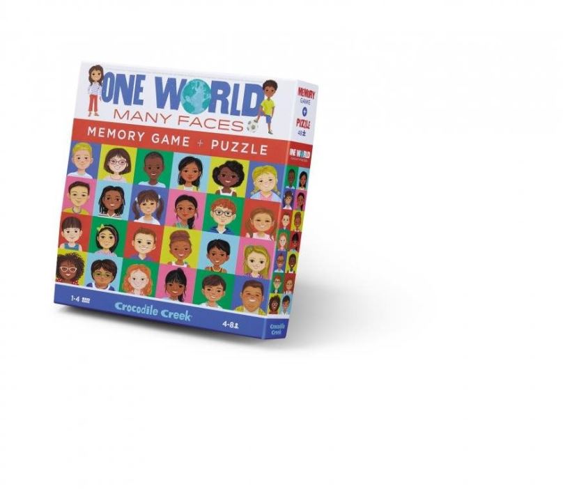 Puzzle Puzzle a paměťová hra - Tváře světa (48 ks)