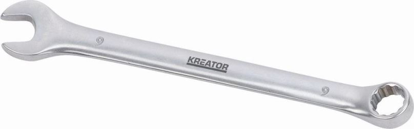 Očkoplochý klíč Kreator KRT501204 Oboustranný klíč očko/otevřený 9 130mm