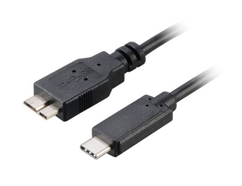 Datový kabel AKASA USB-C 3.1 to Micro USB B cable 1m