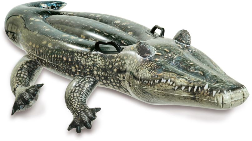 57551NP Nafukovací krokodýl s držadly