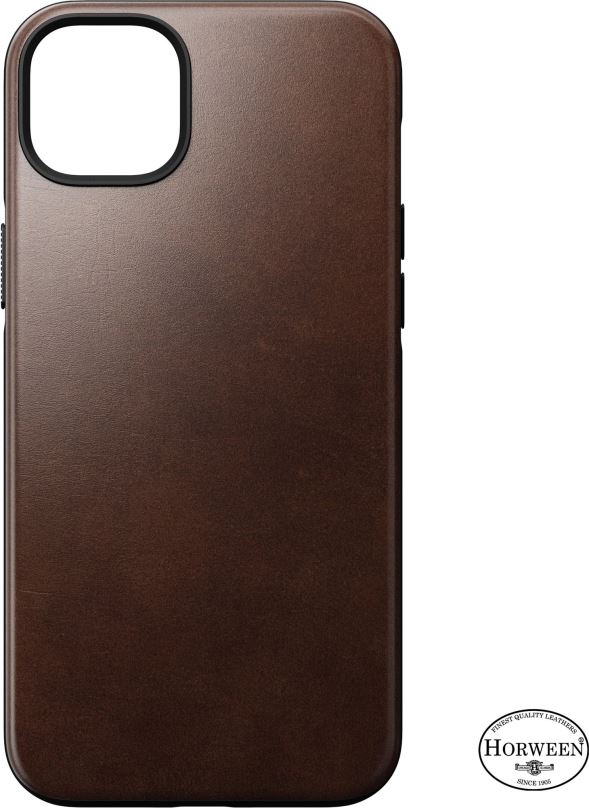 Kryt na mobil Nomad Modern Leather MagSafe Case Brown iPhone 14 Plus