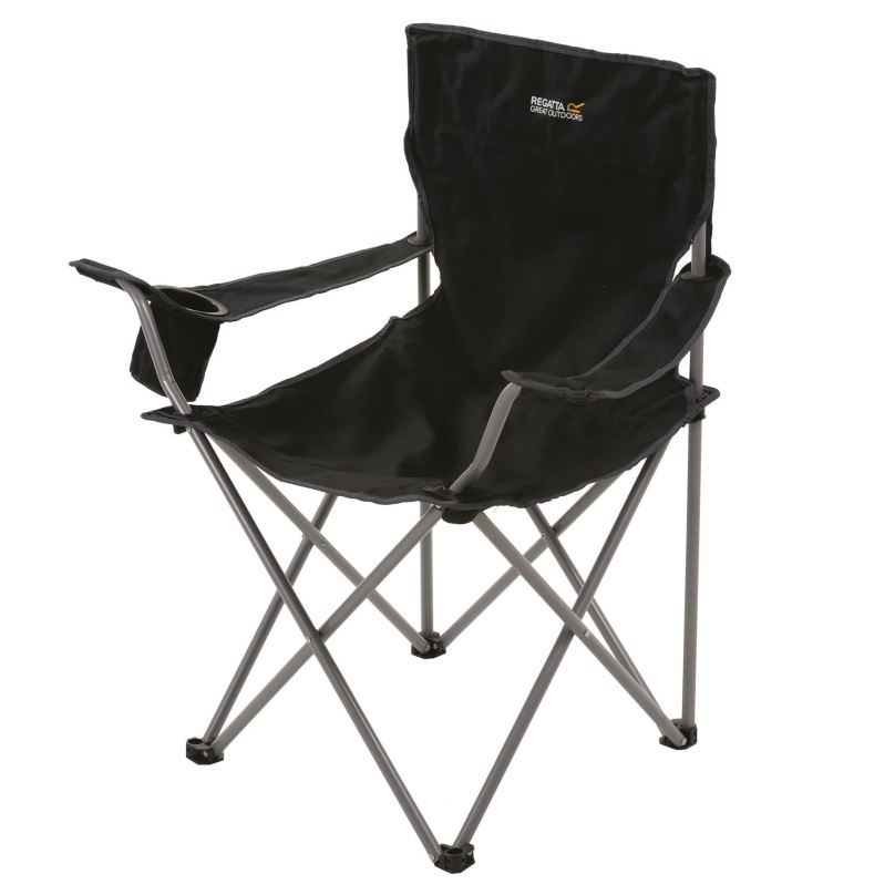 Kempingové křeslo Regatta Isla Chair Black/Sealgr
