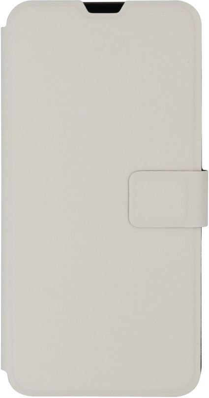 Pouzdro na mobil iWill Book PU Leather Case pro Huawei P40 Lite White