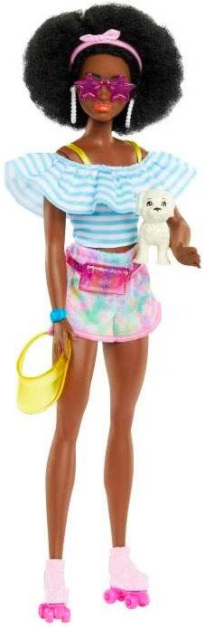 Mattel Barbie® DeLuxe módní panenka trendy bruslařka, HPL77