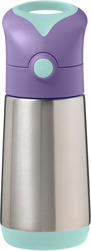 Dětská termoska B.box Termoska na pití s brčkem 350 ml lilac pop