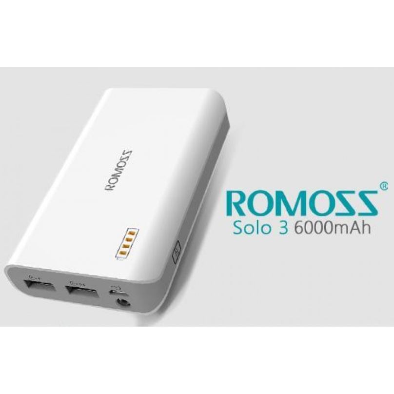 ROMOSS solo 3 Power Bank Capacity: 6000mAh
