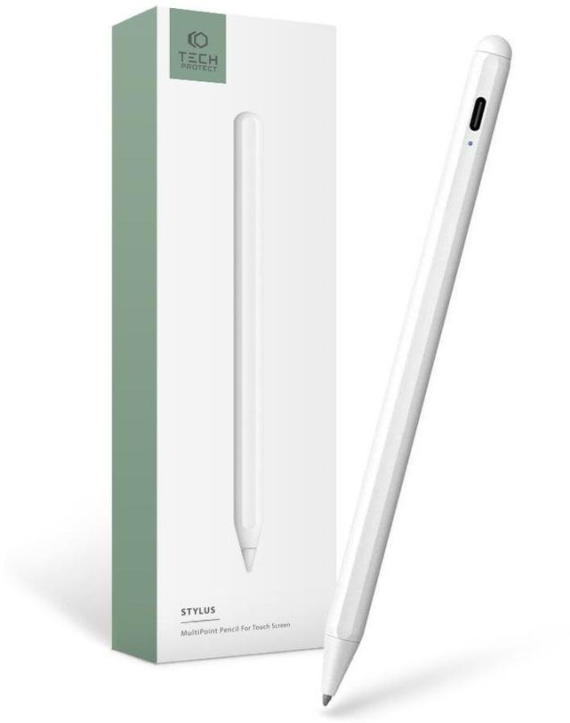 Dotykové pero (stylus) Tech-Protect Digital Stylus pero na iPad, bílý