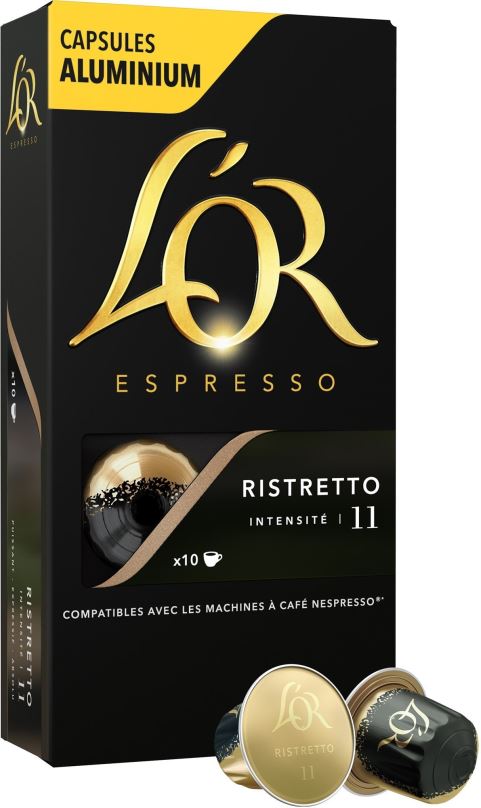 Kávové kapsle L'OR Espresso Ristretto 10ks hliníkových kapslí