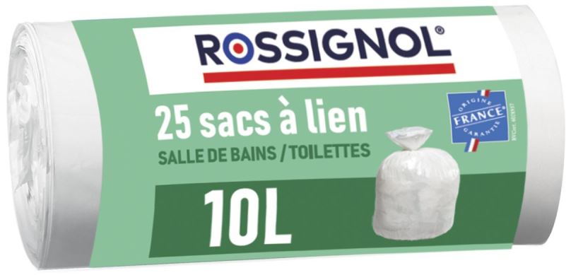 Sáčky do koše 10 L, Rossignol Bagy 99136 balení 25 ks, bílé