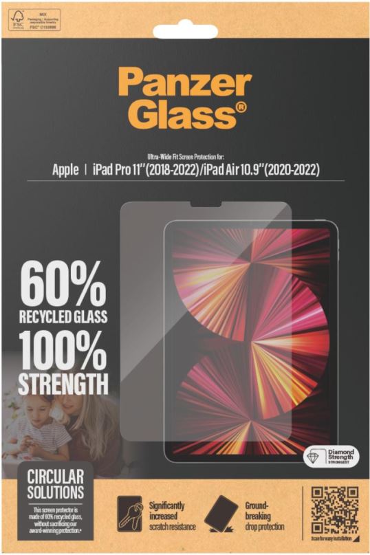 Ochranné sklo PanzerGlass Apple iPad Pro 11"/Air 10.9’’