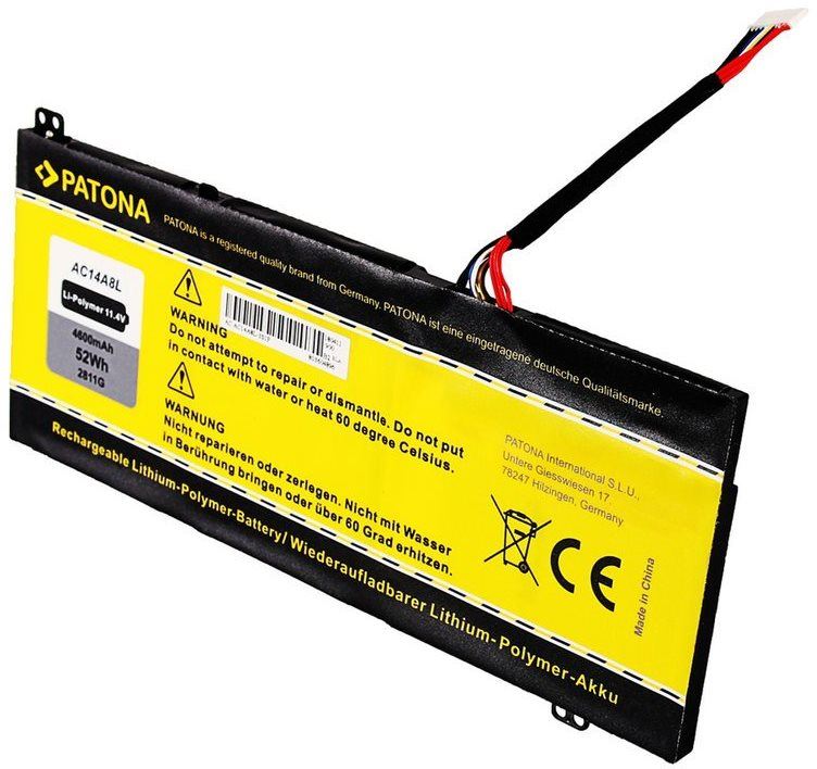 Baterie do notebooku PATONA pro ACER Aspire VN7 4600mAh Li-pol 11.4V AC14A8L