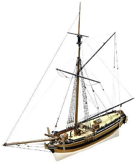 Model lodě CALDERCRAFT H.M. Chatham 1660 1:64 kit