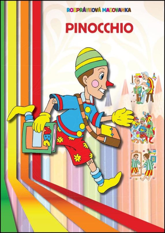 Omalovánky Rozprávková maľovanka Pinocchio