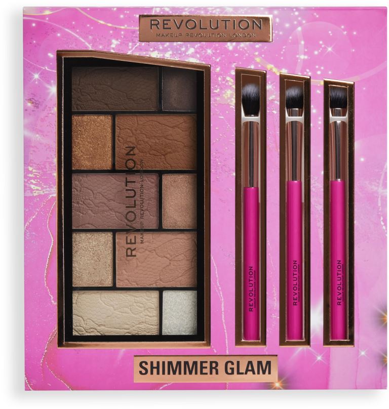 Dárková kosmetická sada REVOLUTION Shimmer Glam Eye Set Gift Set