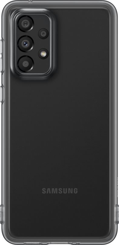 Kryt na mobil Samsung Galaxy A33 5G Poloprůhledný zadní kryt černý