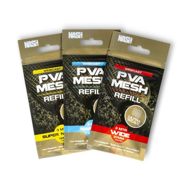 Nash PVA punčocha Webcast Ultra Weave PVA Refill Narrow 23mm x 3m