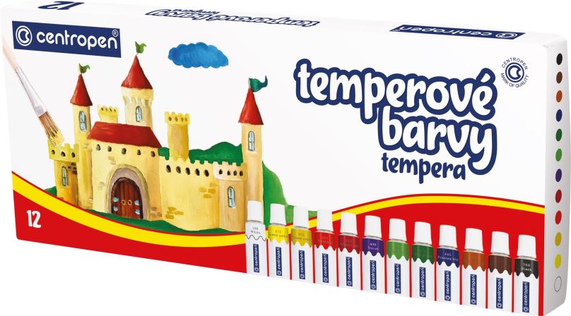 Tempery CENTROPEN tempery 12 ml  9550 12 ks