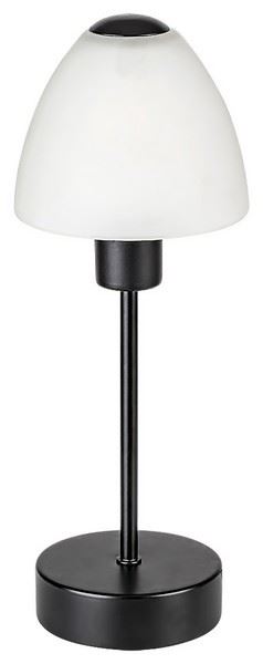 Rabalux 2296 stolní svítidlo Lýdia 1x40W | E14 - stmívatelná, dotykový spínač, černá