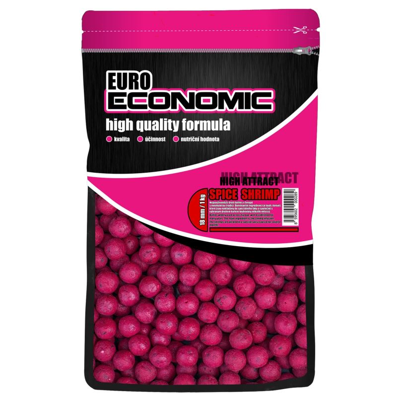 LK Baits Boilies Euro Economic Spice Shrimp 1kg 20mm