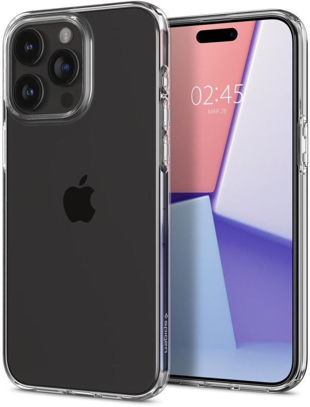 Kryt na mobil Spigen Liquid Crystal Crystal Clear iPhone 15 Pro Max