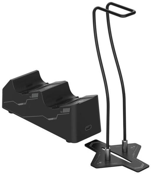Stojan na herní ovladač Turtle Beach Fuel Dual Controller nabíjecí stanice a stojan na sluchátka pro Xbox, černá