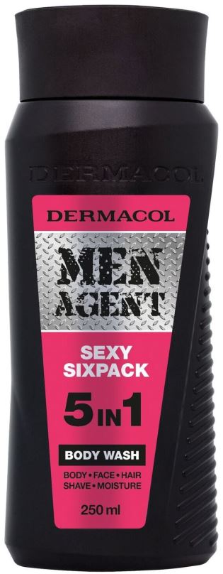 Sprchový gel DERMACOL Men Agent Sexy Sixpack 5in1 Shower Gel 250 ml