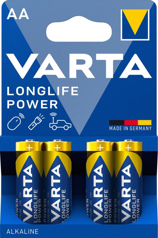 Jednorázová baterie VARTA Longlife Power 4 AA