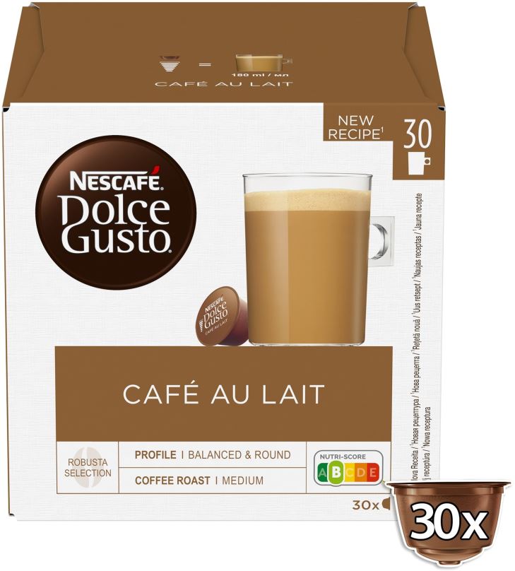 Kávové kapsle NESCAFÉ® Dolce Gusto® Café Au Lait - 30 kapslí