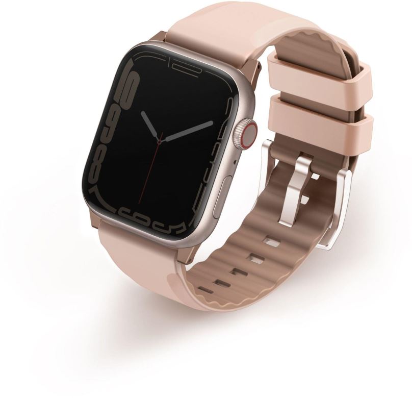 Řemínek UNIQ Linus Airsoft Silikonový řemínek pro Apple Watch 38/40/41mm růžový