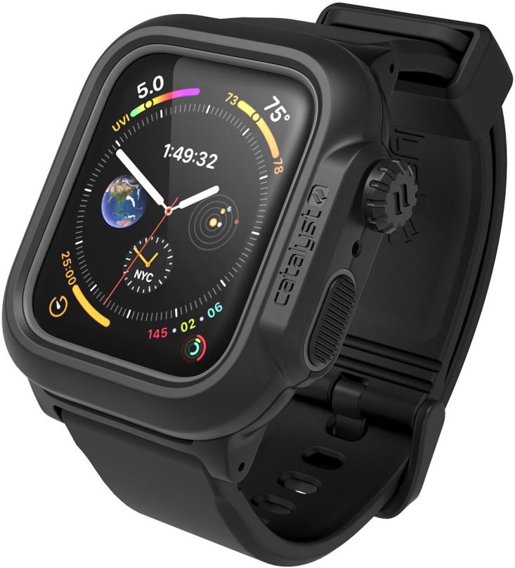 Ochranný kryt na hodinky Catalyst Waterproof case Black Apple Watch 6/SE/5/4 44mm