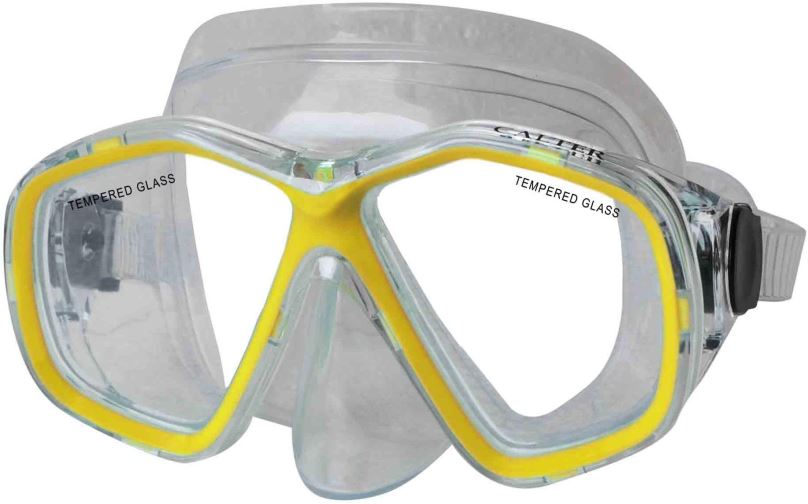 Potápěčské brýle Calter Potápěčská maska Junior 276P, žlutá