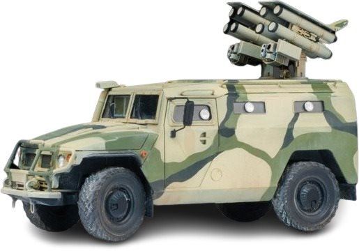 Model tanku Model Kit military 3682 - GAZ with AT missile system "Kornet D"