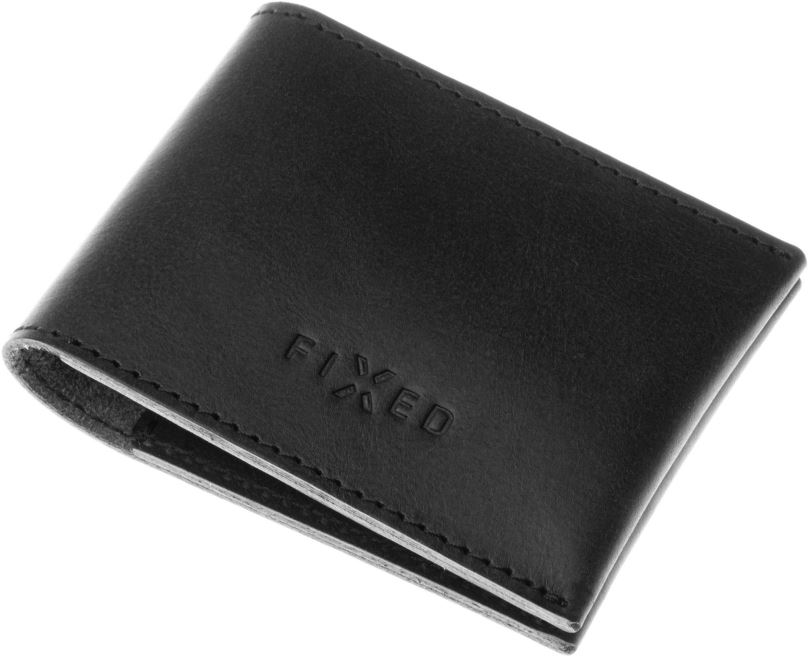 Peněženka FIXED Wallet z pravé hovězí kůže černá