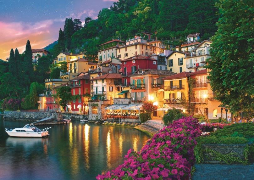 Puzzle Trefl Puzzle Jezero Como, Itálie 500 dílků