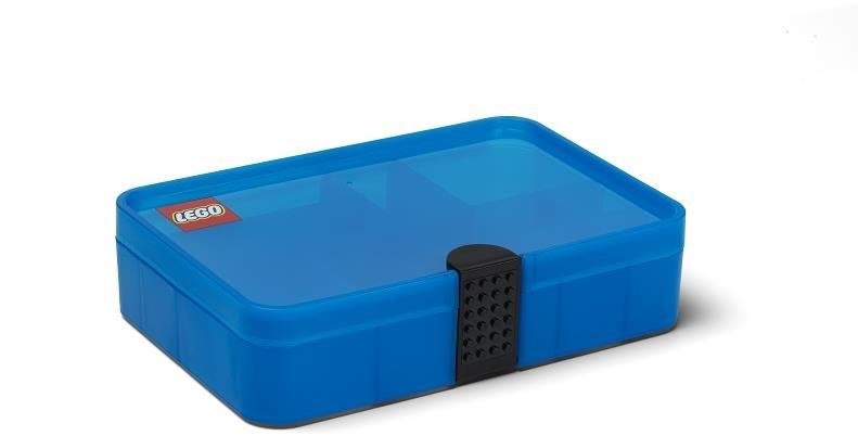 Úložný box LEGO Úložný box s přihrádkami - modrá