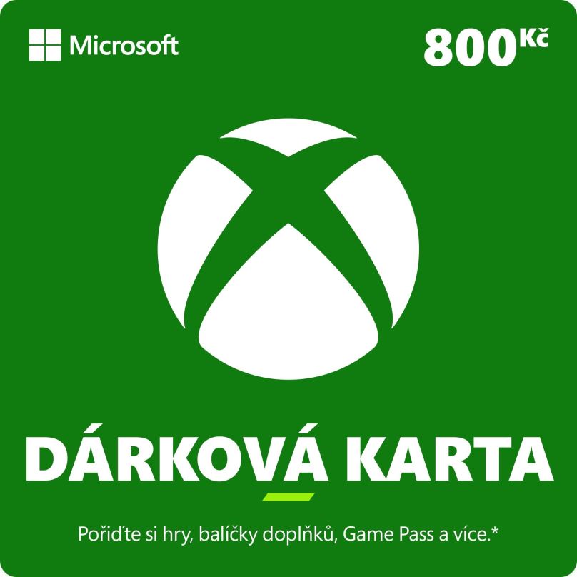 Dobíjecí karta Xbox Live Dárková karta