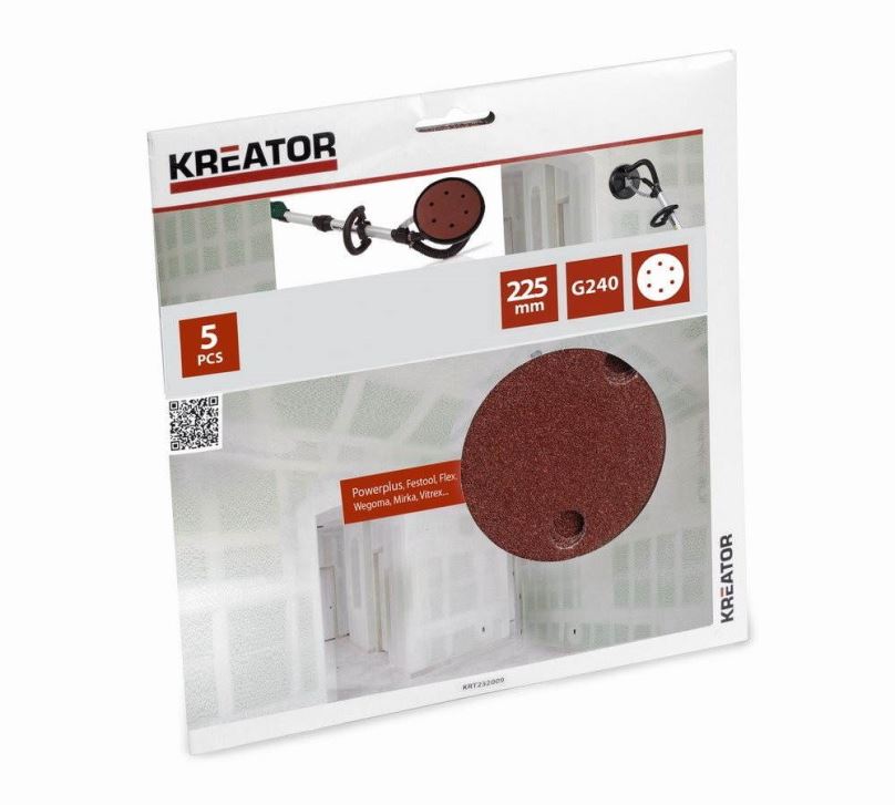 Brusný papír Kreator KRT232009, 225mm