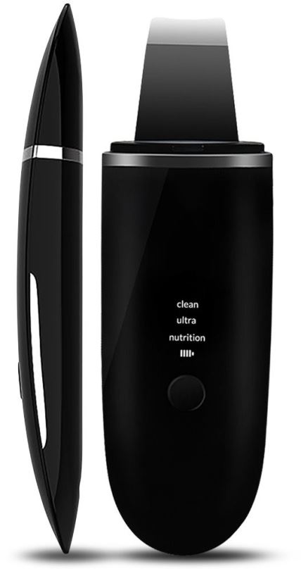 Ultrazvuková špachtle BeautyRelax Peel&lift Premium černá, ultrazvuková špachtle