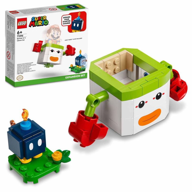LEGO stavebnice LEGO® Super Mario™ 71396  Bowser Jr. a Clown Car – rozšiřující set