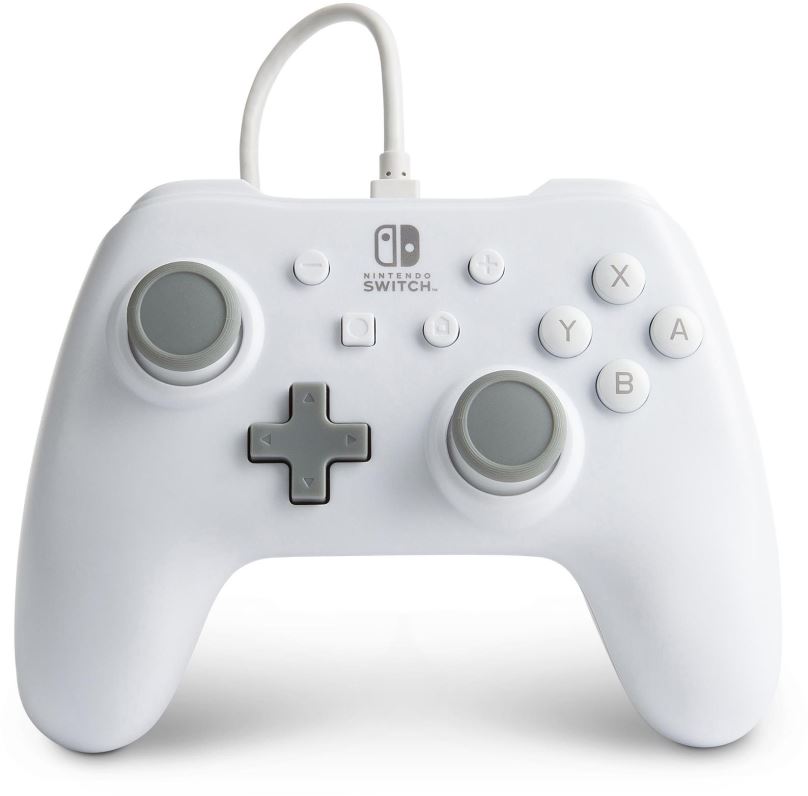 Gamepad PowerA Wired Controller for Nintendo Switch - White