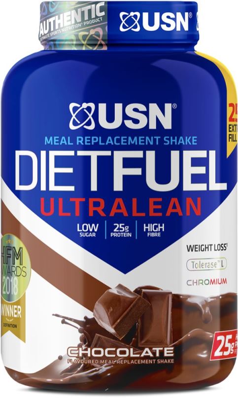 Protein USN Diet Fuel Ultralean, 1000g, čokoláda