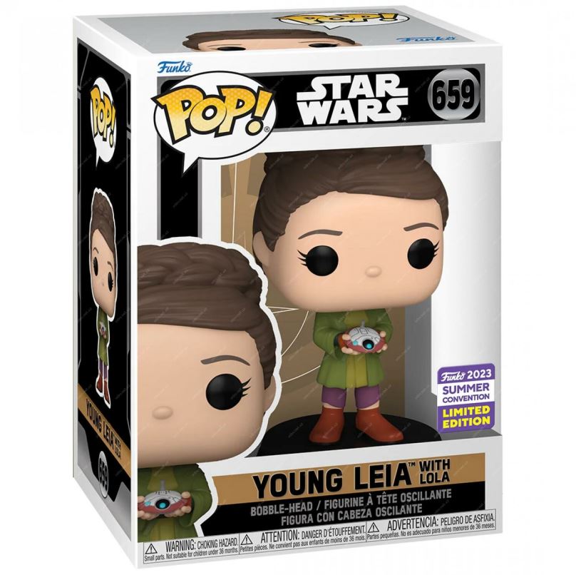 Funko POP Vinyl: Star Wars Obi-Wan - Young Leia w Lola