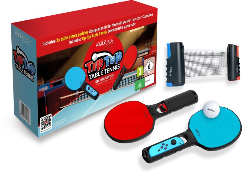 Hra na konzoli Tip-Top Table Tennis Kit - hra a sada příslušenství pro Nintendo Switch
