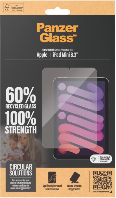 Ochranné sklo PanzerGlass Apple iPad Mini 8.3"