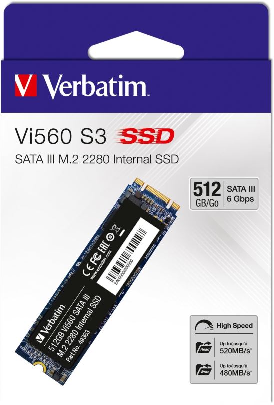 SSD disk Verbatim VI560 S3 512GB