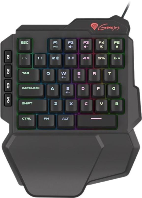 Herní klávesnice Genesis THOR 100 RGB - US